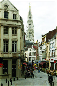 Rue du Marche-au-Fromage - Kaasmarkt (c)VISITBRUSSELS -E.Danhier