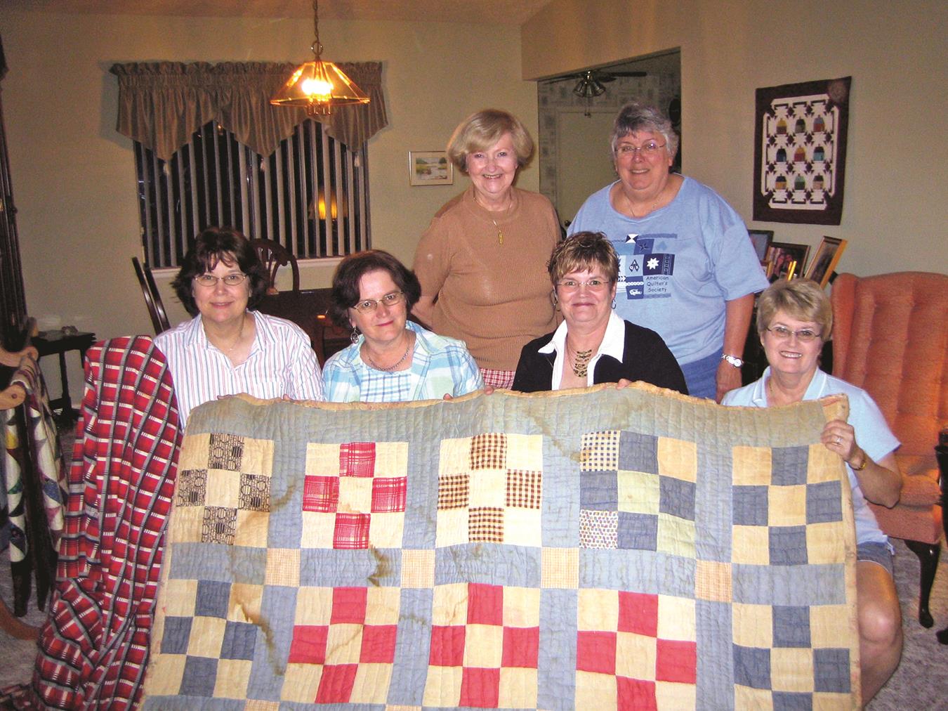 Seated, L-R Loretta Akerlind, Donna-Lee Gibbens, Linda Kelley, Jo-Ellen Rogers Standing Sarah Hough, Sue Gulkis