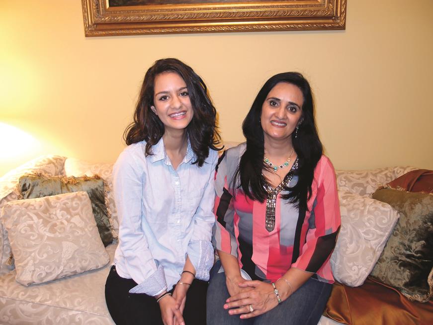Dr. Gurprit Sekhon and her daughter Namisha Sekhon.