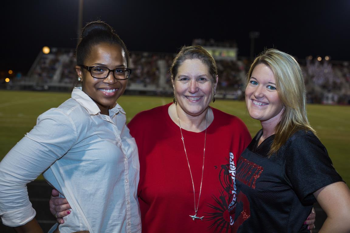 Left to right - Ashley Mosley, Terri McGruder, Tinsley McGruder