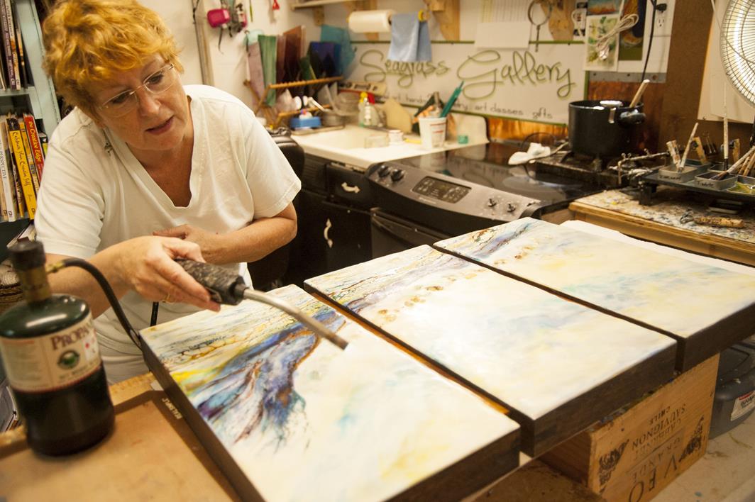 Encaustic Artist Dolores King 