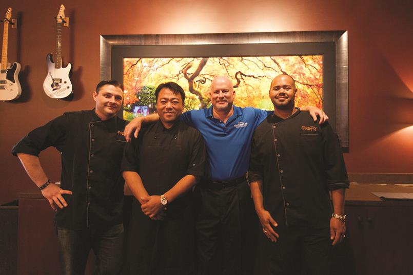 Left to right:  James Zehar, ShihChieh Chang, Dave Trepanier, Mathew Washington 