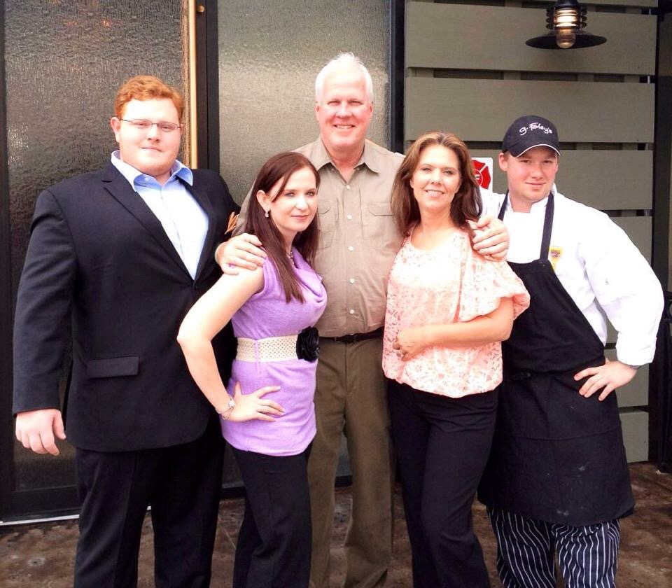 Left to right: James Weber, Ashley Dillahey, George Husum, Candy Shaw and Chris Infinger... 