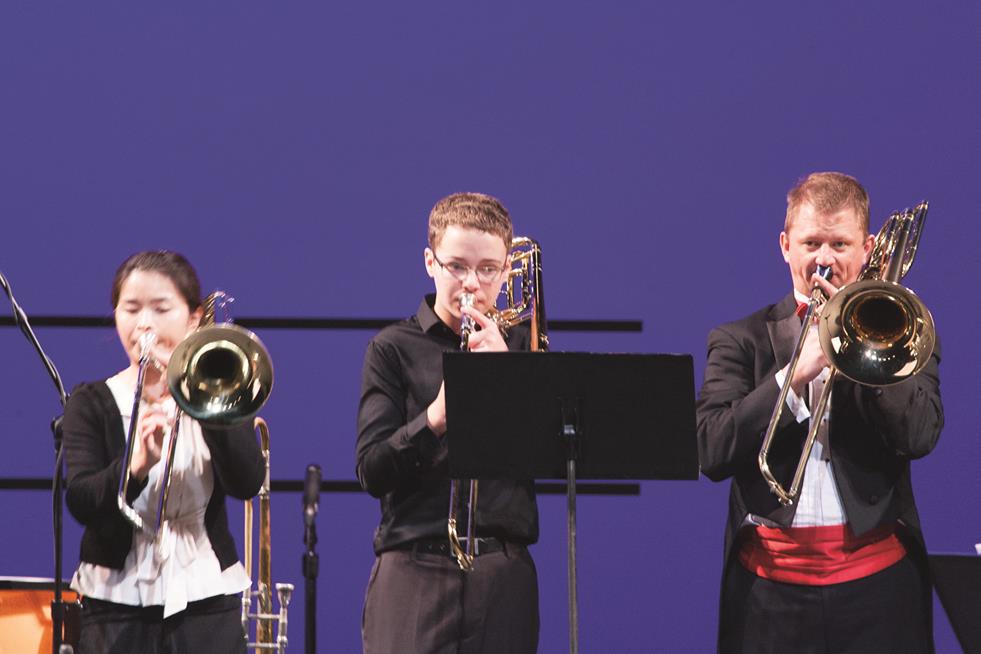 From left: Ben Zipes and Daniel Morris of The King's Brass