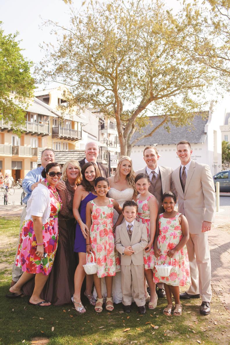 Left to Right: Les Hatter, Cindy Moore, Barb Husum, George Husum, Jeni Hatter, Cecilia Moore, Katie Husum, Trey Hatter, Lena Hatter, Patrick Husum, Camille Moore, Dan Husum 