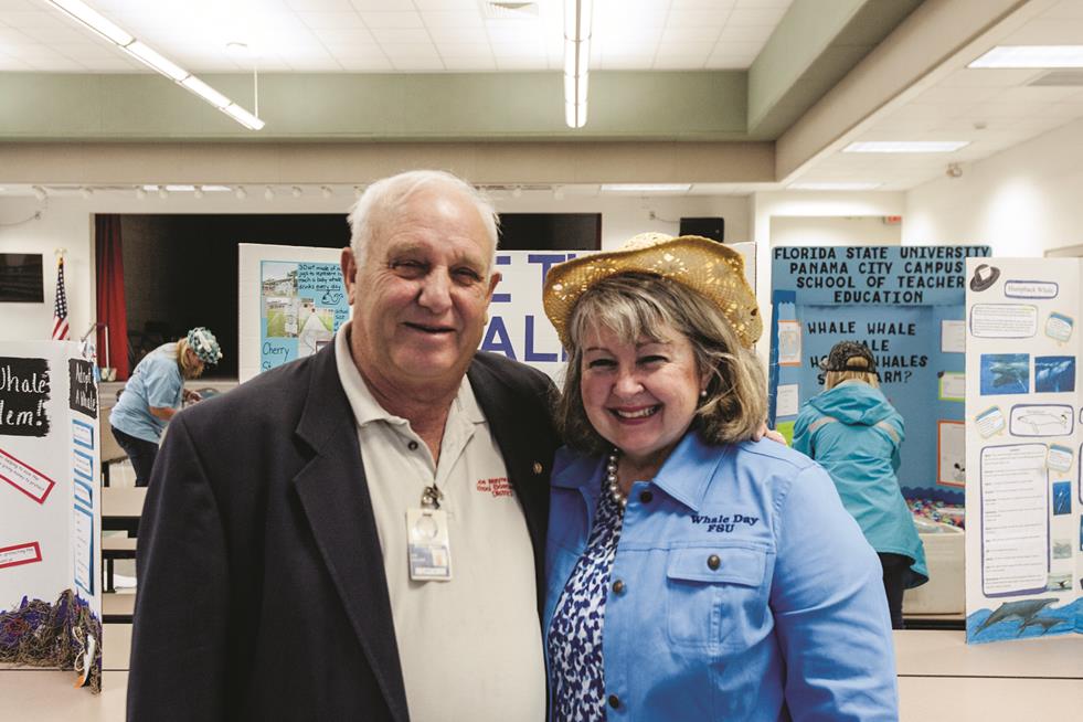 Joe Wayne Walker, Bay District School Board Representative and Cristina Rios.